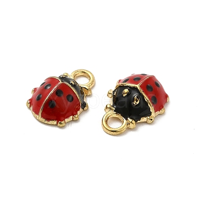 Alloy Enamel Charms ENAM-J650-04G-1