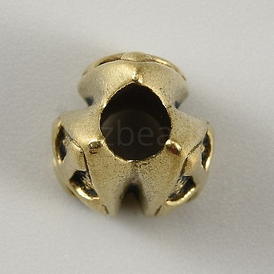 Brass European Beads KK-WH0079-228AB-1