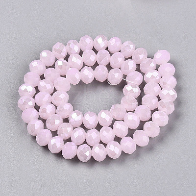 Electroplate Glass Beads Strands LS-EGLA-A044-J8mm-A02-1