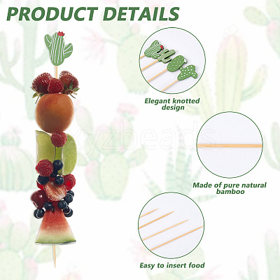 Disposable Bamboo Sticks AJEW-CN0003-68A-1