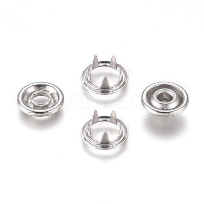 Copper Buttons Snap Stud Cap Socket Set KK-WH0033-89P-1