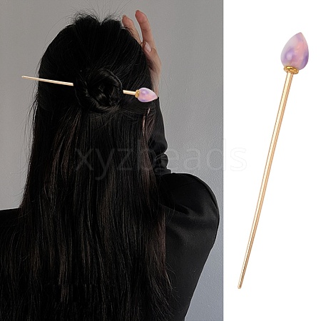 Cellulose Acetate(Resin) Hair Sticks OHAR-C007-01A-1