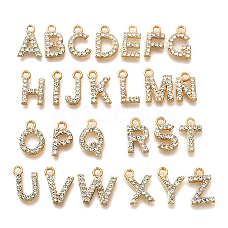 Alloy Rhinestone Charms ENAM-K075-01KCG-1