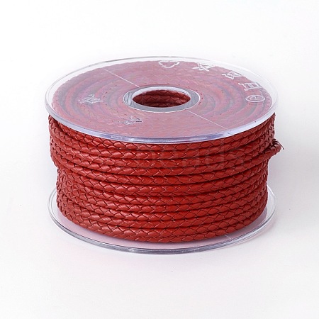 Braided Cowhide Cord WL-I003-3mm-D-04-1