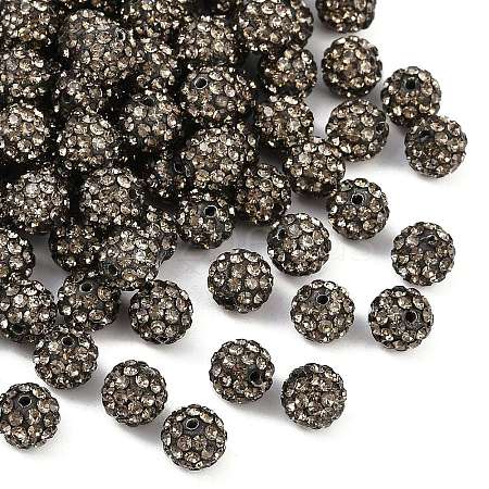 Pave Disco Ball Beads RB-H258-8MM-215-1