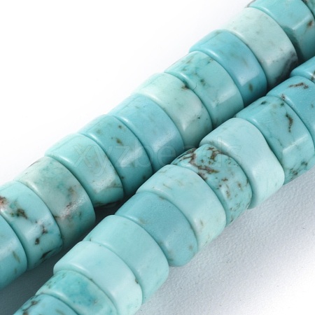 Natural Howlite Beads Strands X-TURQ-L030-04B-01-1