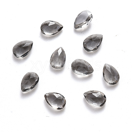 Teardrop Transparent Glass Cabochons MRMJ-T009-148B-1