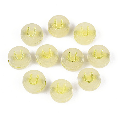 Luminous Frosted Acrylic Beads FACR-T008-02U-1
