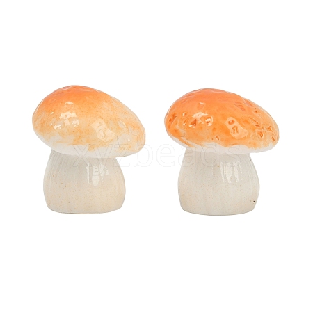 Mushroom Themes Resin Display Decorations DJEW-S002-01B-1