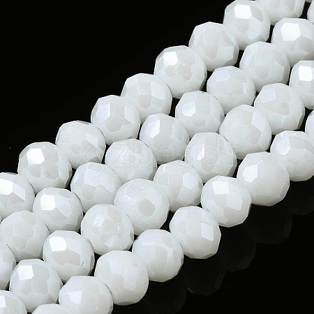 Electroplate Glass Beads Strands LS-EGLA-A034-P1mm-A02-1