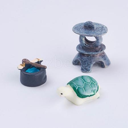 Resin DIY Garden Ornament DJEW-WH0003-13-1