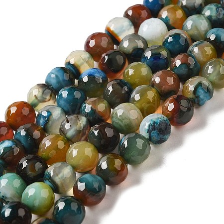 Natural Agate Beads Strands G-G079-A05-03-1