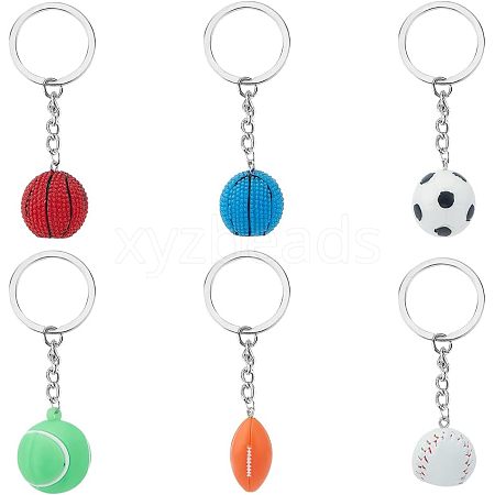 Olycraft Resin & Plastic Pendants Keychains KEYC-OC0001-30-1