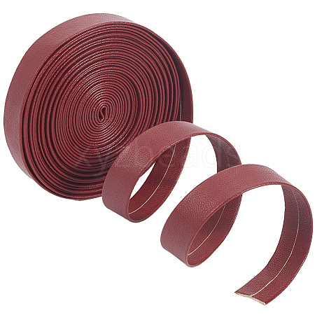 5M Folding PU Leather Flat Cord OCOR-WH20012-14C-12-1