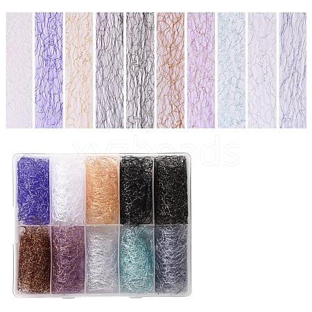 10 Colors Shiny Laser Nail Glitter Transfer Foil Nail Stickers MRMJ-R090-43-1