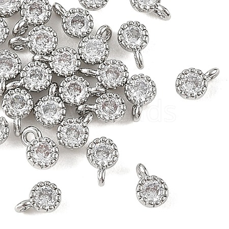 SHEGRACE Brass Pave Cubic Zirconia Charms XGRQ5K551-832P-A-1