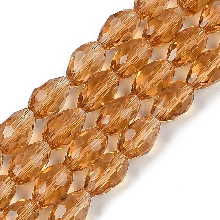 Glass Beads Strands X-GLAA-R024-11x8mm-17-1