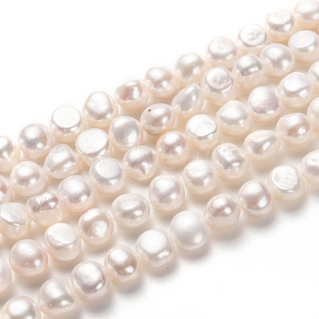 Natural Cultured Freshwater Pearl Beads Strands PEAR-L033-49-01A-1