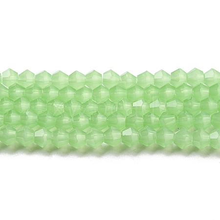 Imitation Jade Glass Beads Strands EGLA-A039-J2mm-D01-1