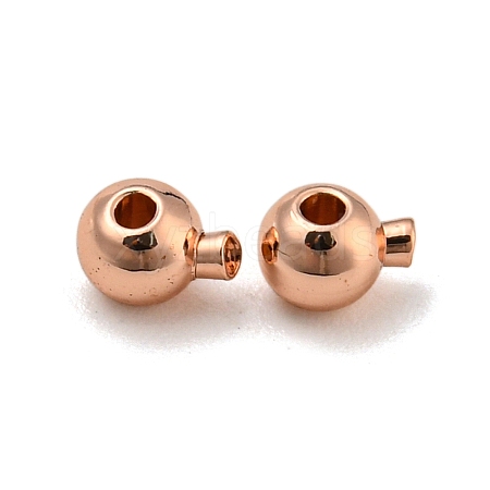 Brass Crimp Beads KK-Z030-16A-RG-1