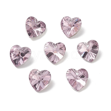 Faceted Glass Charms RGLA-L026-B11-1