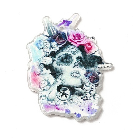 Halloween  Acrylic Pendants SACR-B004-05D-1