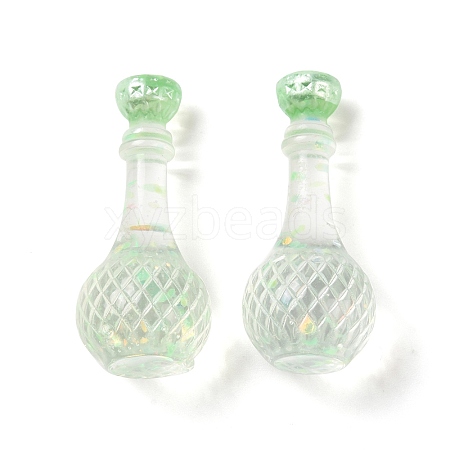 Dummy Bottle Transparent Resin Cabochon RESI-E025-02B-1