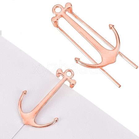 Alloy Bookmark Findings AJEW-WH0020-50RG-1