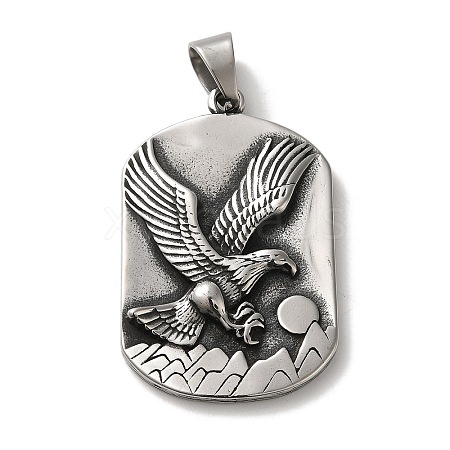 316L Surgical Stainless Steel Big Pendants LS-STAS-H194-02AS-03-1