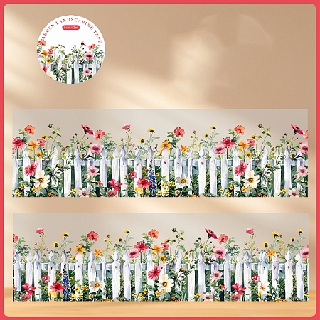 Flower Theme Adhesive PET Tapes PW-WG5383A-02-1