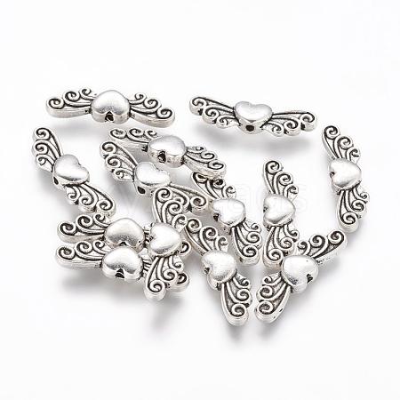 Tibetan Style Alloy Beads TIBEB-6533-AS-LF-1