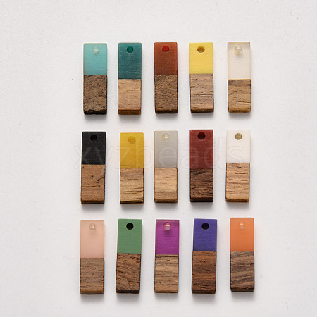 Resin & Walnut Wood Pendants RESI-S358-B-79-1