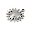 304 Stainless Steel Pendants STAS-D366-01K-P-2