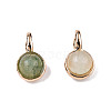 Natural Prehnite Charms G-N326-141C-3