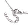 304 Stainless Steel Cable China Necklaces NJEW-JN04868-02-6