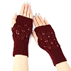 Warm Knitted Acrylic Fiber Half Sleeve Gloves PW-WGFF8D0-07-1