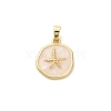 Brass Enamel Pendants KK-M314-08A-G01-1