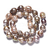 Natural Baroque Pearl Keshi Pearl Beads Strands PEAR-S019-06B-2