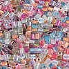 Transparent Inside Colours Glass Seed Beads SEED-T007-13M-2