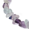 Natural Fluorite Beads Kids Bracelets BJEW-JB10611-06-3