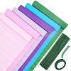 6 Rolls 6 Colors Handmade Crepe Paper DIY-CP0012-89A-1