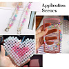 Craftdady 500Pcs 20 Colors Transparent Frosted Glass Beads Strands GLAA-CD0001-15-23