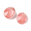 Cherry Quartz Glass Cabochons G-C146-02F-2