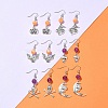 Halloween Theme Alloy & Imitation Jade Acrylic Dangle Earrings EJEW-FS00004-7