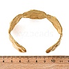 304 Stainless Steel Cuff Bangles for Women BJEW-G749-06G-5