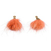 Faux Mink Fur Tassel Pendant Decorations FIND-S300-37S-4