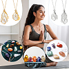 4Pcs 4 Styles 304 Stainless Steel Cable Chain/Bar Link Chain Macrame Pouch Necklace Making NJEW-UN00002-5