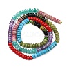Glass & Natural Chinese Southern Jade & Amethyst & Rhodonite & Indian Agate & Synthetic Turquoise Beads Strands G-Z135-C05-2x4mm-4