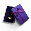 Rectangle Paper Jewelry Set Storage Boxes with Bowknot CON-TAC0014-04B-1