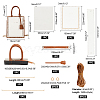 DIY Rectangle PU Leather Knitting Crochet Bags DIY-WH0196-48B-2